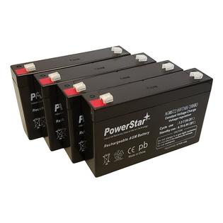 Powerstar Agm672 4pack 005 Apc Smart Ups 1000 Rack Mount 1u Sua1000rm1u Replacement Battery Kit Powerstar Energy Apc Rbc34 Compatible