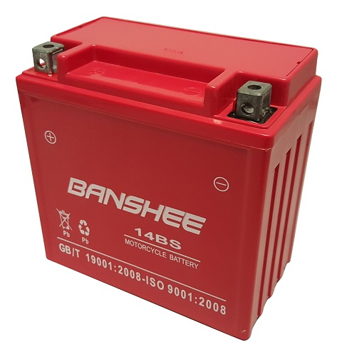 banshee Battery YTX14-BS for Honda TRX 500 420 450 350 300 Rubicon Foreman Rancher