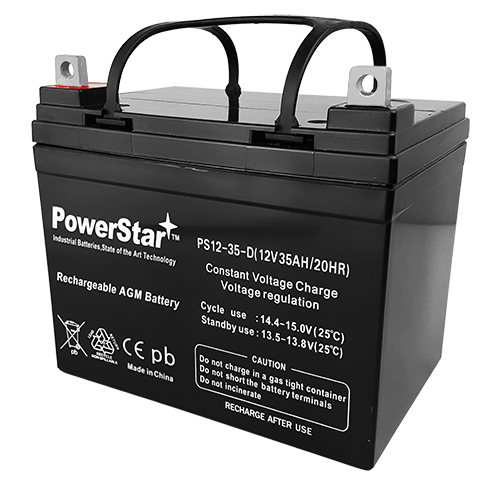 POWERSTAR True Deep Cycle 12V 35Ah SLA Replacement Battery for Power Patrol SLA1156