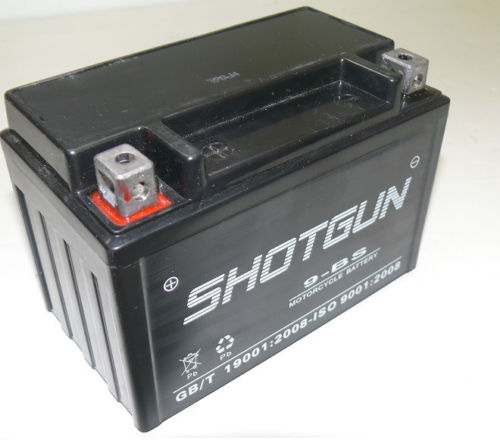 Shotgun YTX9-BS Replacement battery for KAWASAKI EX250F Ninja 250R NINJA, Shotgun Brand