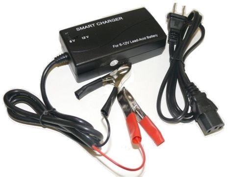 Tank by BatteryJack inc. 3 Stage Lead-acid Battery Smart Charger for 6V and 12V batteries