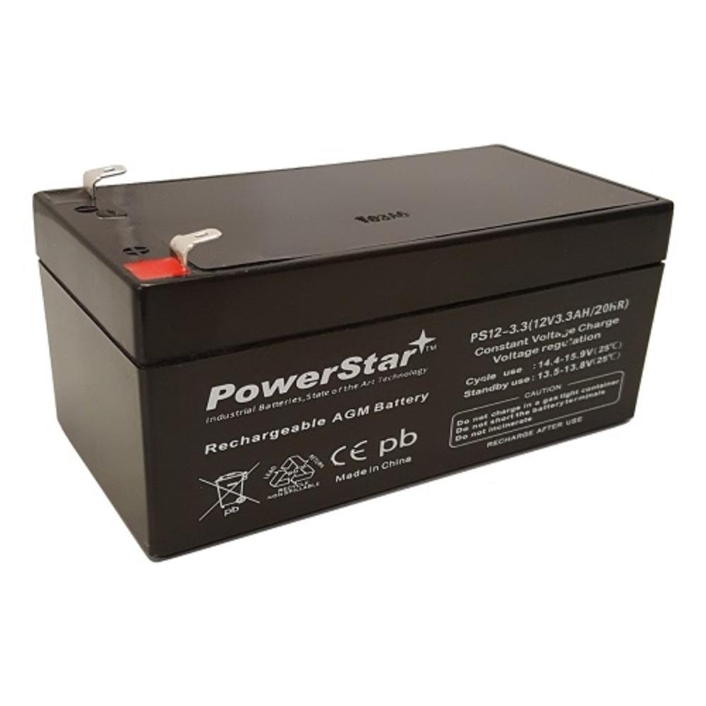 PowerStar Replacement battery for Upstart Battery North Supply 782367 Battery - Replacement UB1234 Universal SLA Battery