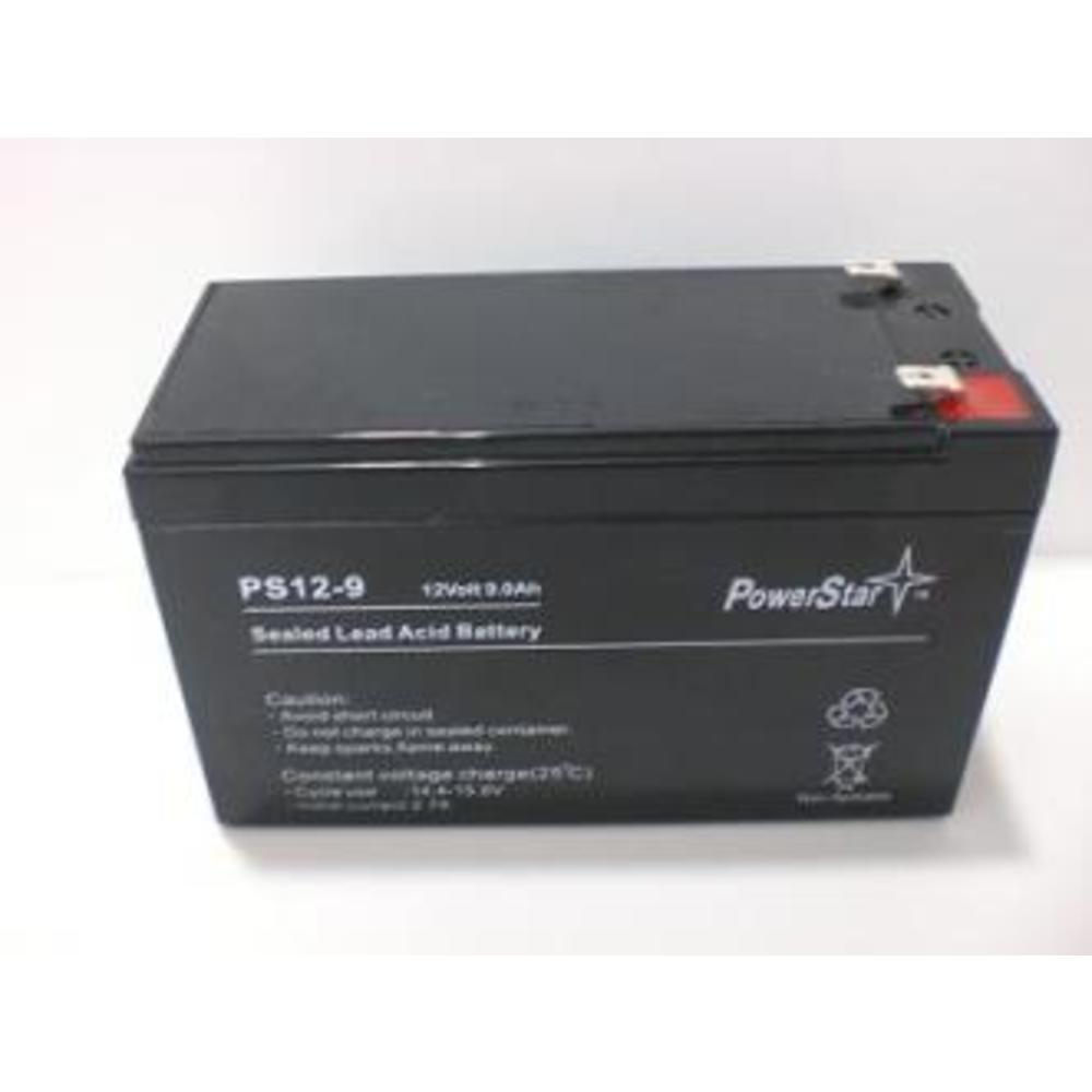 POWERSTAR 12V 9AH SLA Battery CP1290 6-DW-9 HR9-12 PS-1290F2 Replaces 12V 7ah or 12V 8ah