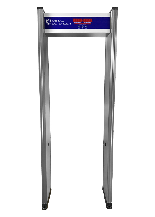Metal Defender Walk Through Metal Detector Single Zone New For Loss Prevention