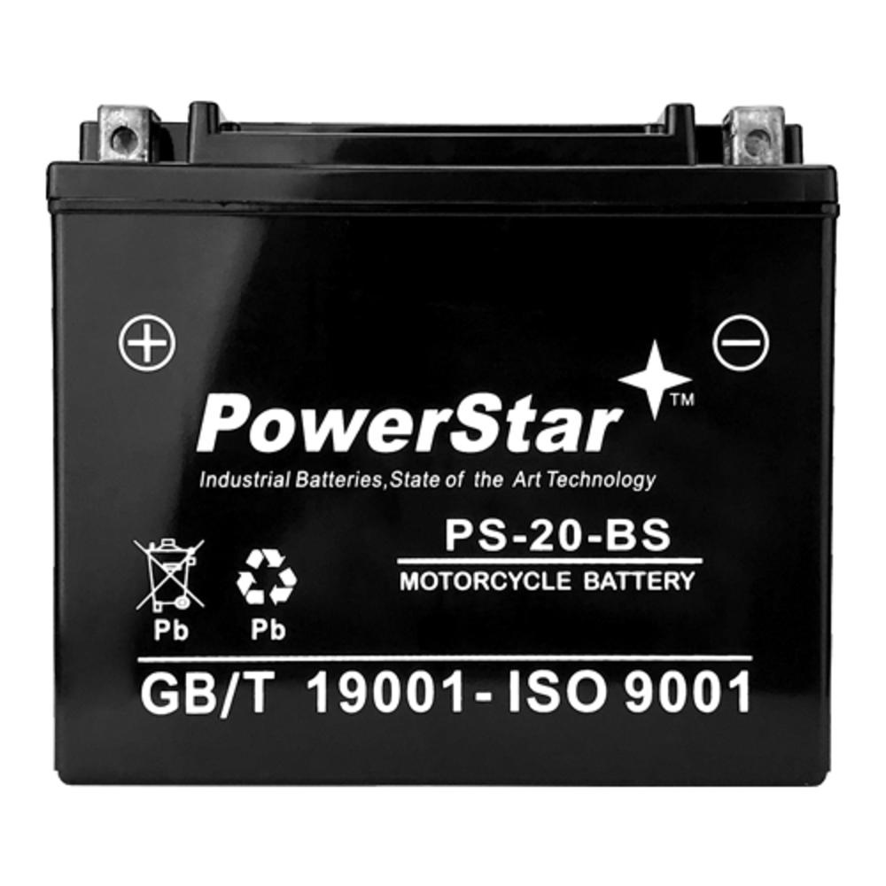 PowerStar PS20-BS  YTX20-BS Motorcycle Battery