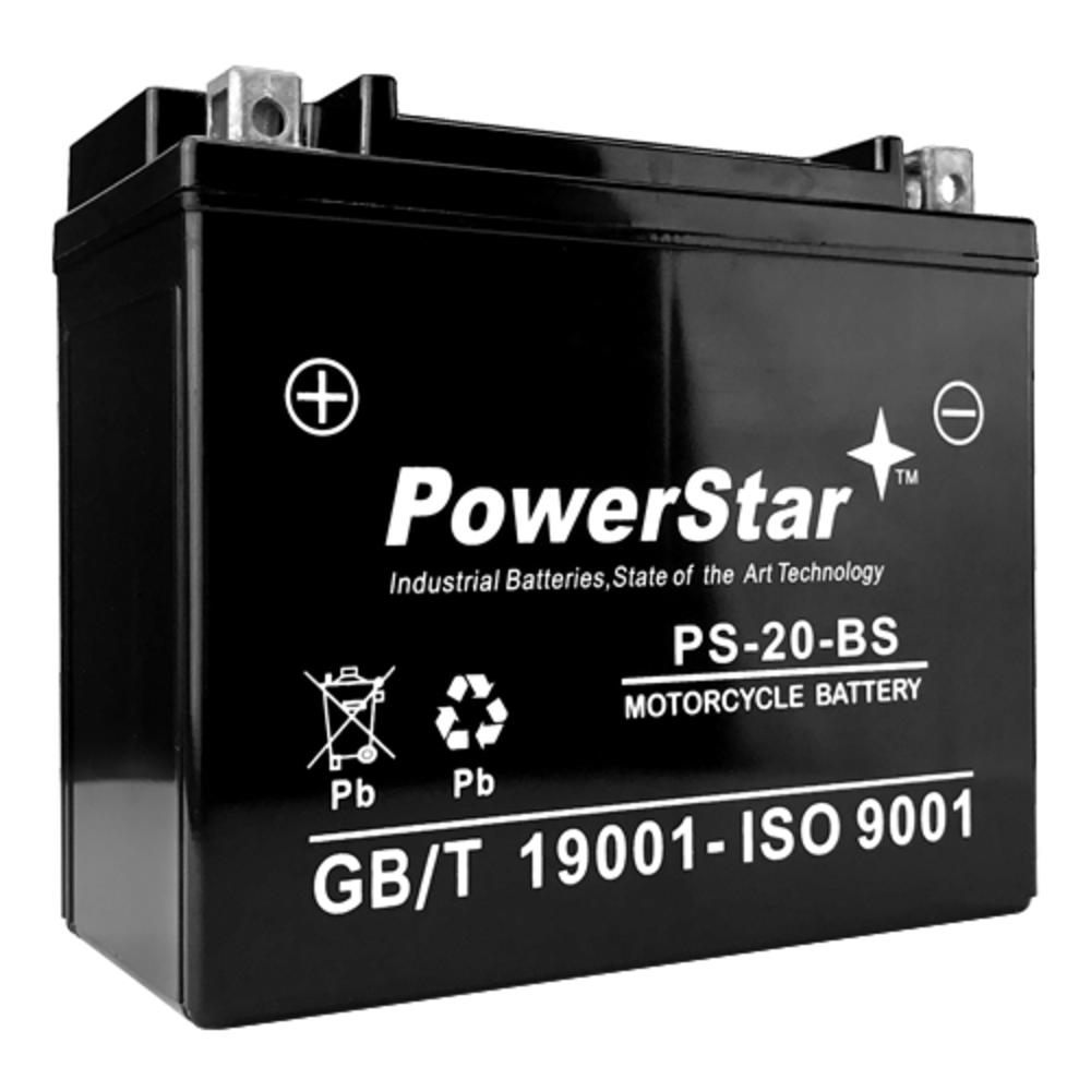 PowerStar PS20-BS  YTX20-BS Motorcycle Battery