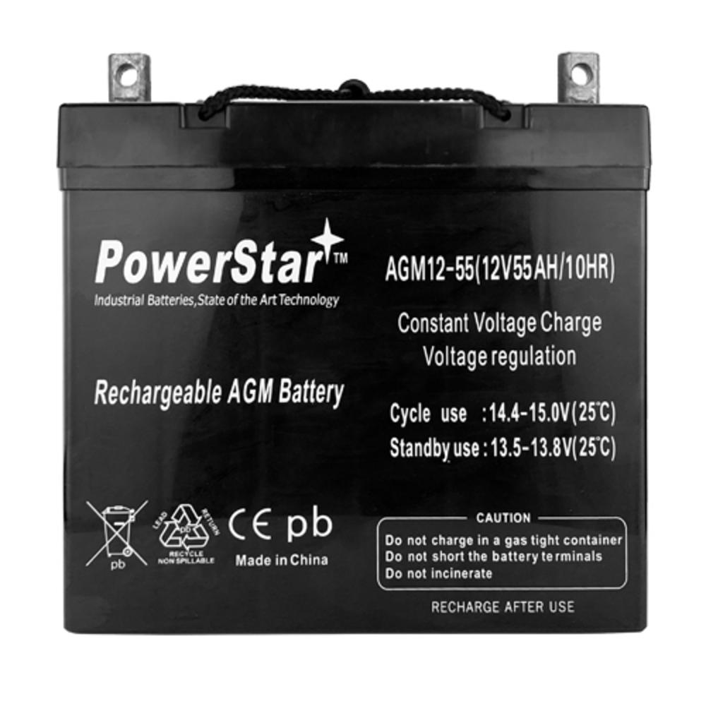 POWERSTAR Replacement MK Battery 22NF Sealed AGM Battery from US Medical Supplies