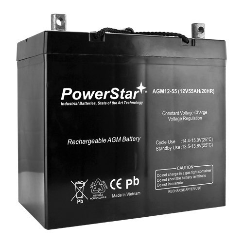 POWERSTAR Replacement MK Battery 22NF Sealed AGM Battery from US Medical Supplies