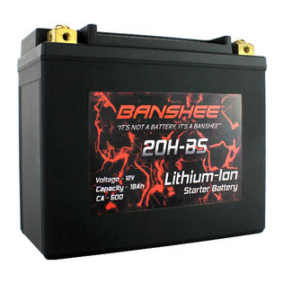 Banshee Banshee Lithium Ion Motorcycle Battery Replaces Twin Power 781008 Dlfp20h Bs H