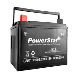 POWERSTAR 12v 33ah Nut & Bolt Sealed Lead Acid Battery Rechargeable Universal Replaces 35Ah