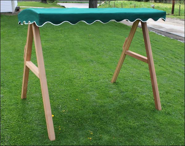 Fifthroom 6' Red Cedar Swing Stand w/ Sunbrella Canopy