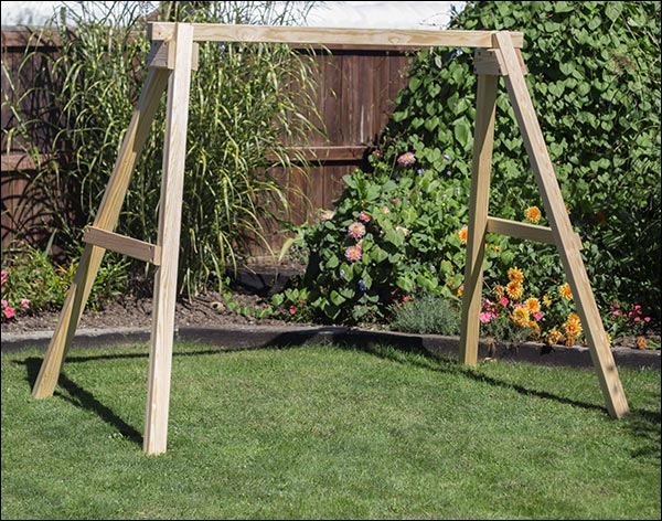 Fifthroom 4 x 4 Post Treated Pine Swing Stand for 4' or 5' Swing