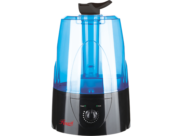 Rosewill Black Quiet Operated Filterless Ultrasonic Humidifier with 360° Adjustable Dual Nozzle Mist Outlet - RHHD-14002