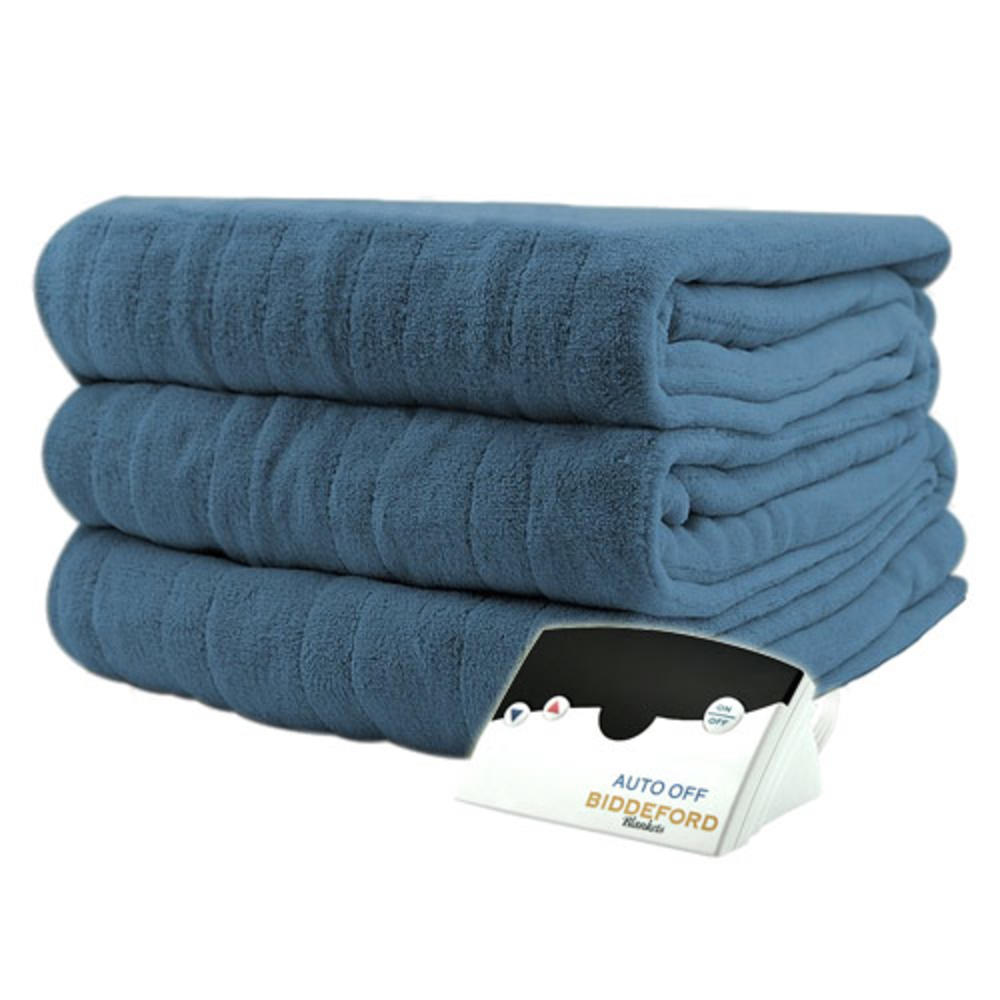 Pure Warmth Luxurious MicroPlush Electric Heated Blanket