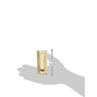 Stanley Hardware Pocket Door Pull Bright Brass 404030