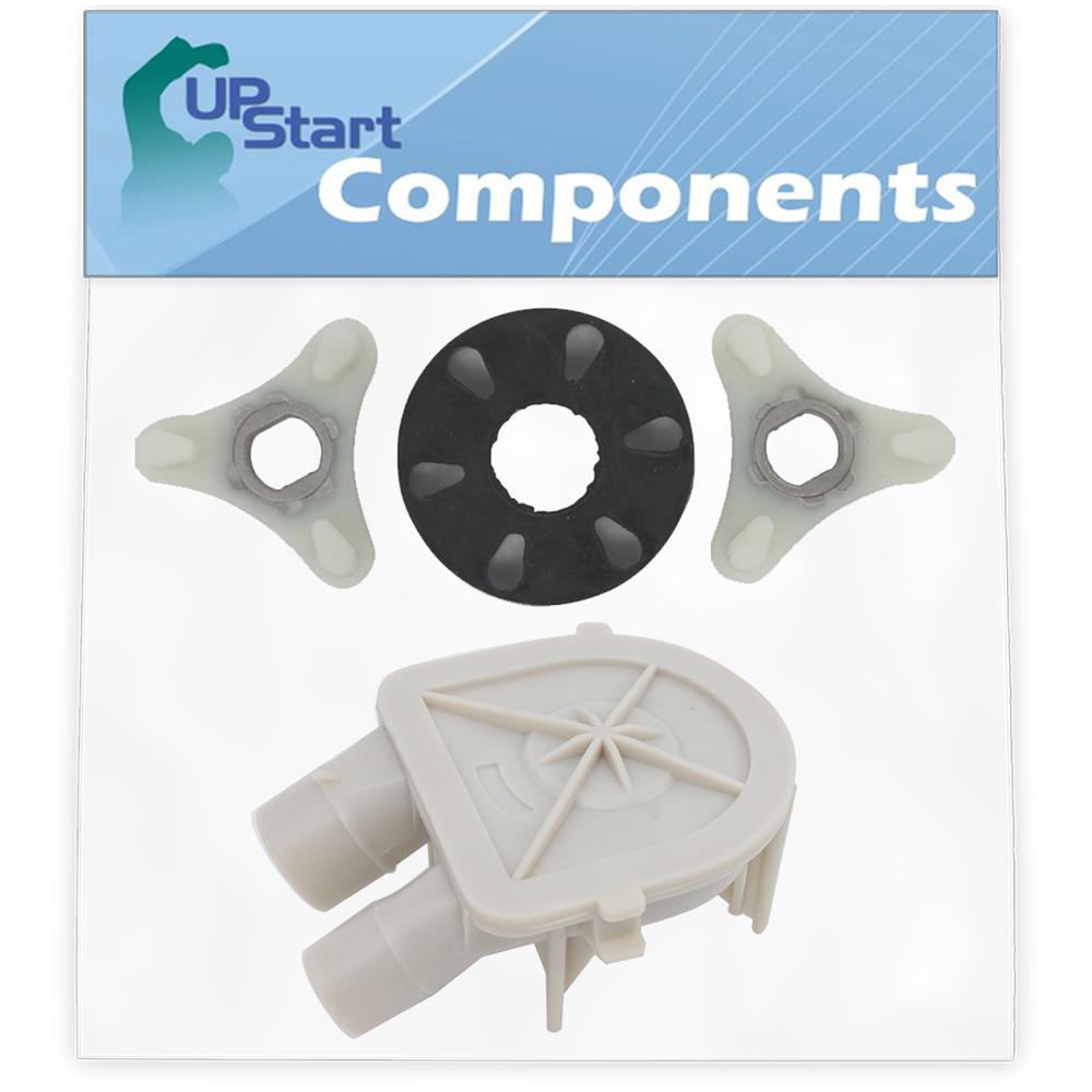 UpStart Components Compatible 3363394 Washing Machine Pump & 285753A Washer Motor Coupler Replacement for Kenmore / Sears 11024732300 Washer