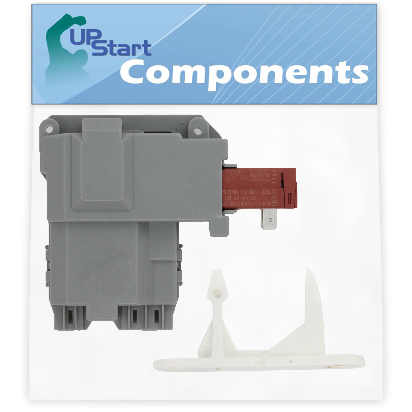 UpStart Components 131763202 Washer Door Latch & 131763310 Door Striker Replacement for Kenmore / Sears 41748102701 Washing Machine
