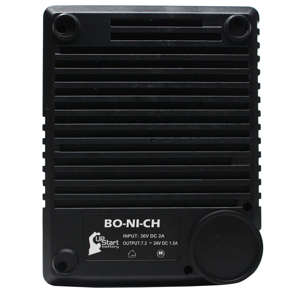 UpStart Battery 2-Pack - Bosch 2607335446 Battery + Universal Charger for Bosch Replacement - For Bosch 24V(1300mAh, NICD)