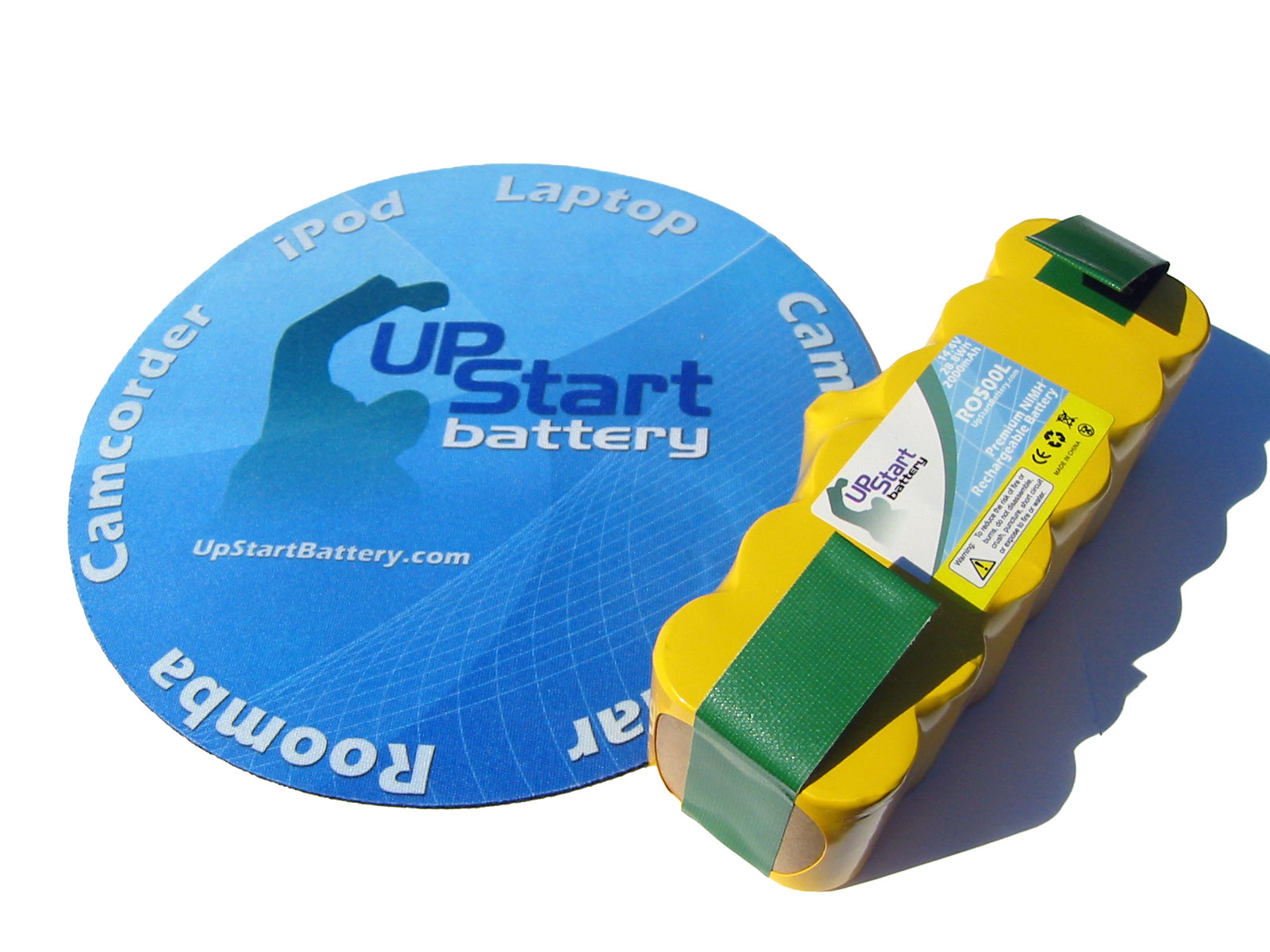 UpStart Battery iRobot Roomba 563 Vacuum Replacement Battery - 14.4V. 2000mAh. NIMH.
