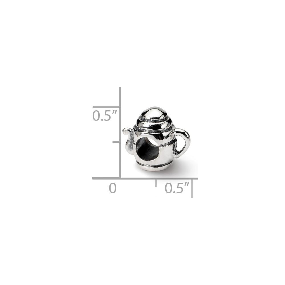 Black Bow Jewelry Company Sterling Silver Teapot Bead Charm