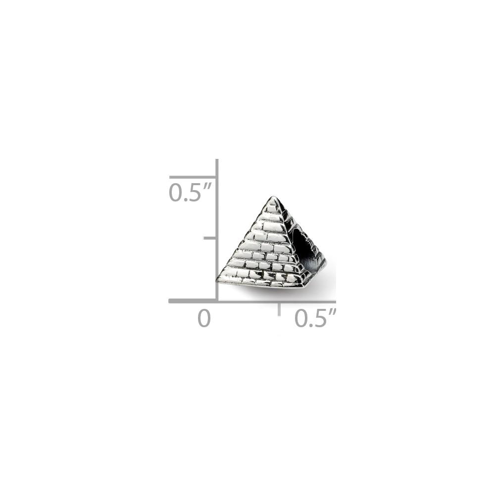 Black Bow Jewelry Company Sterling Silver Pyramid Bead Charm