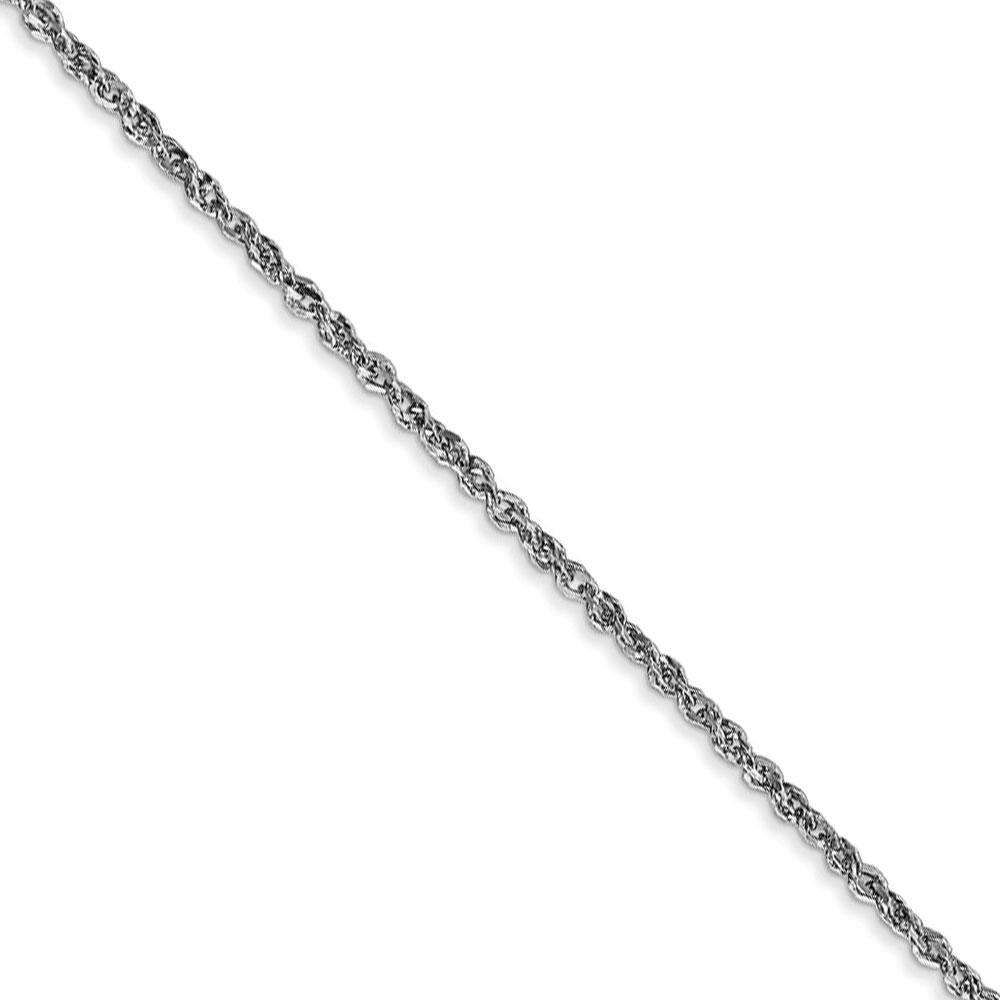 Black Bow Jewelry Company 1.7mm, 14k White Gold, Ropa Chain Necklace, 18 Inch