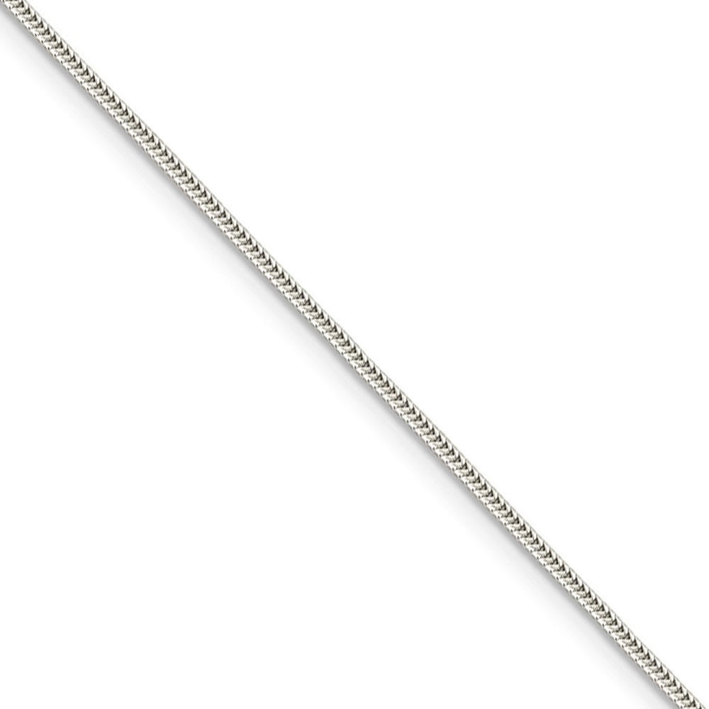 Black Bow Jewelry Company 1.2mm Sterling Silver Solid Classic Round Snake Chain Necklace