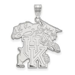 LogoArt LLC Sterling Silver Rh-plated LogoArt University of Kentucky XL Pendant