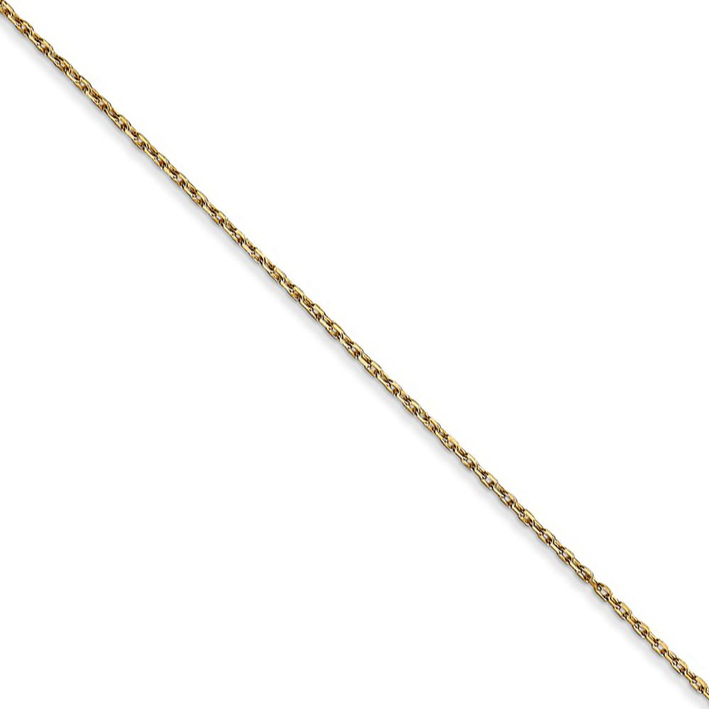 Black Bow Jewelry Company 14k Yellow Gold, Claire Mini Lower Case Initial I Necklace