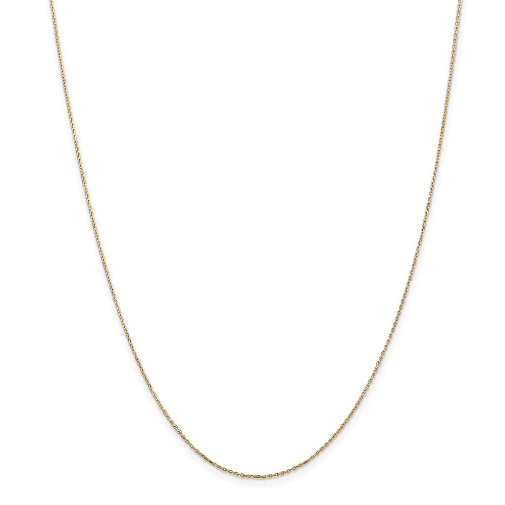 Black Bow Jewelry Company 14k Yellow Gold, Claire Mini Lower Case Initial C Necklace