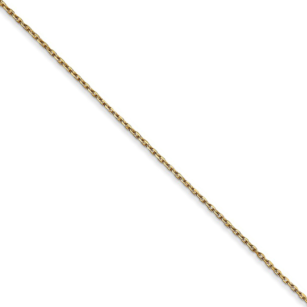 Black Bow Jewelry Company 14k Yellow Gold, Isabelle, Mini Letter C Initial Necklace