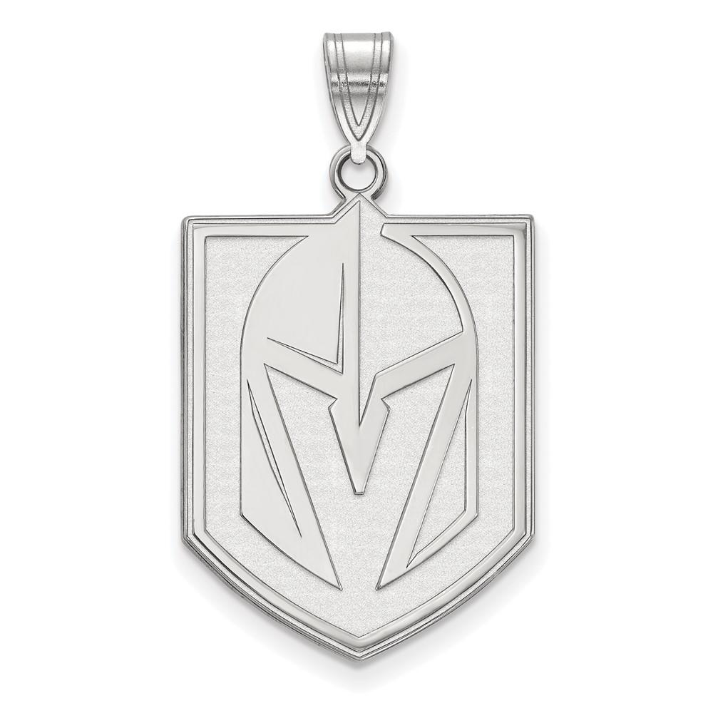 LogoArt Sterling Silver NHL Vegas Golden Knights XL Pendant