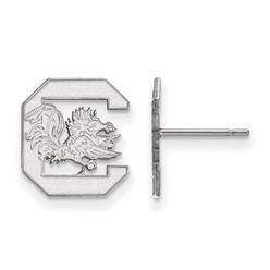 LogoArt Sterling Silver U of South Carolina Small Post Earrings