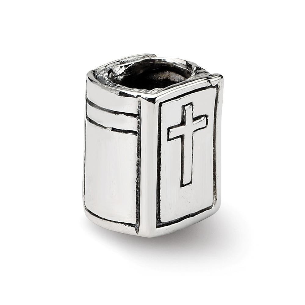 Black Bow Jewelry Company Sterling Silver Bible Bead Charm