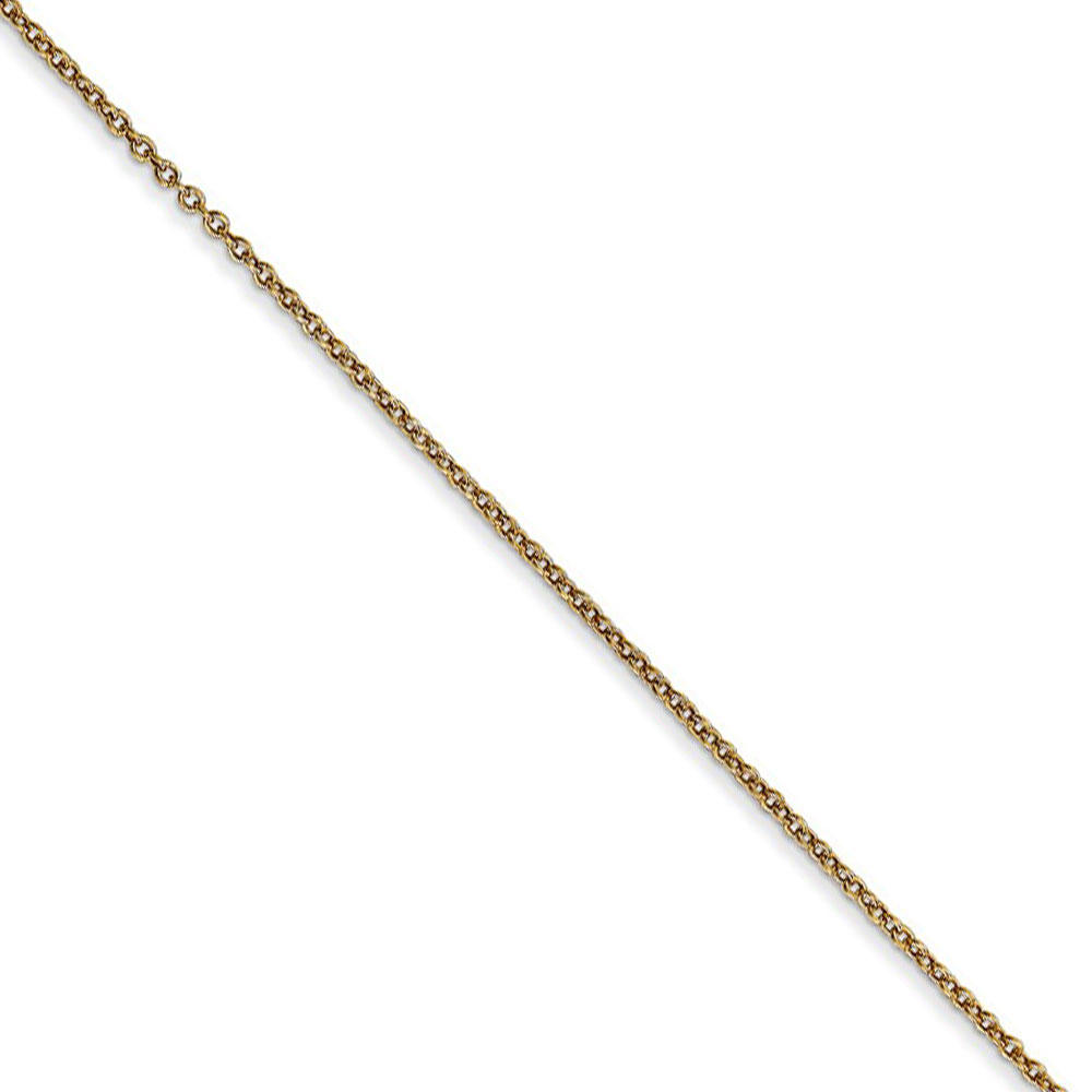 Black Bow Jewelry Company 14k Yellow Gold From My Heart to Yours 2 Charm (18mm) Necklace