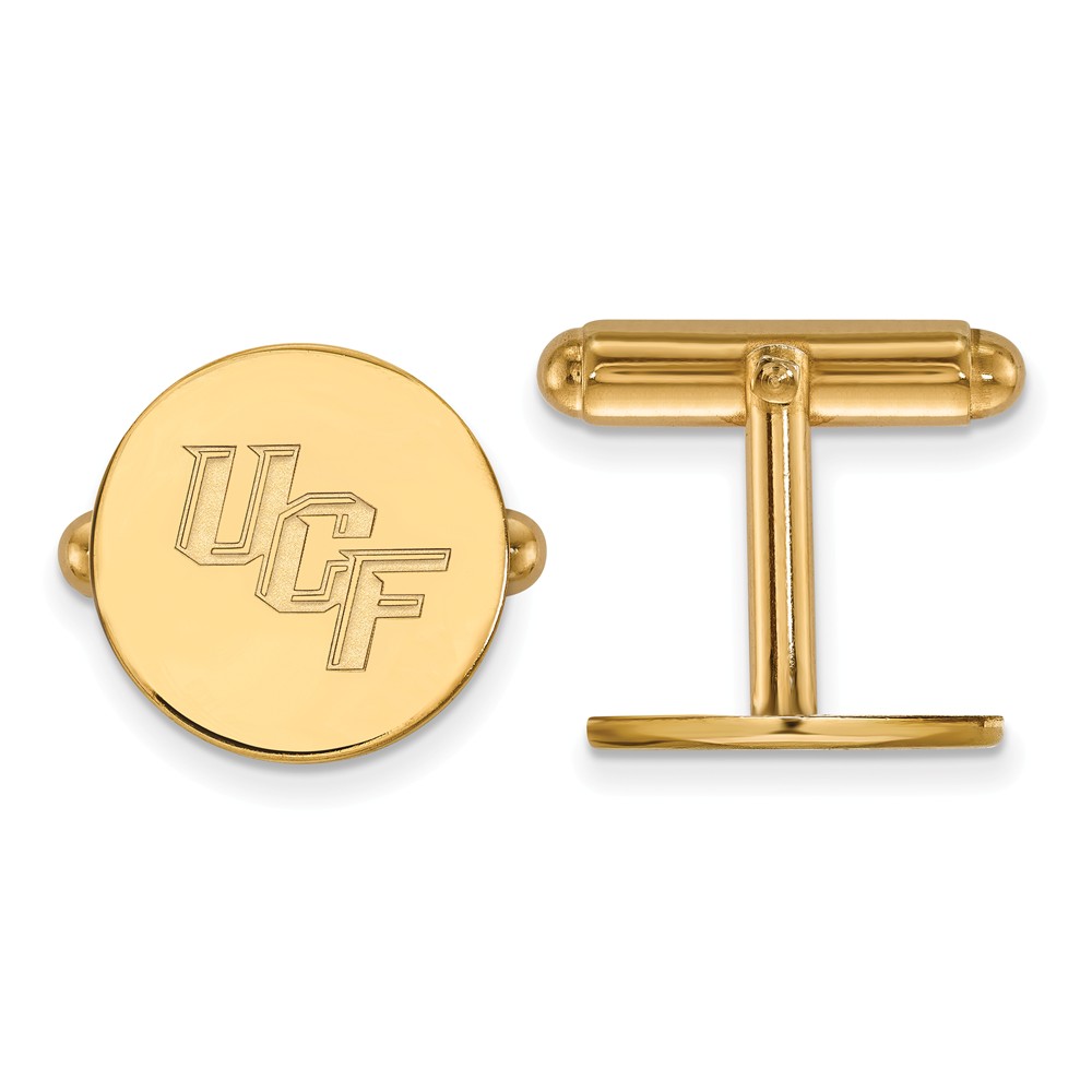 LogoArt 14k Yellow Gold University of Central Florida Cuff Links