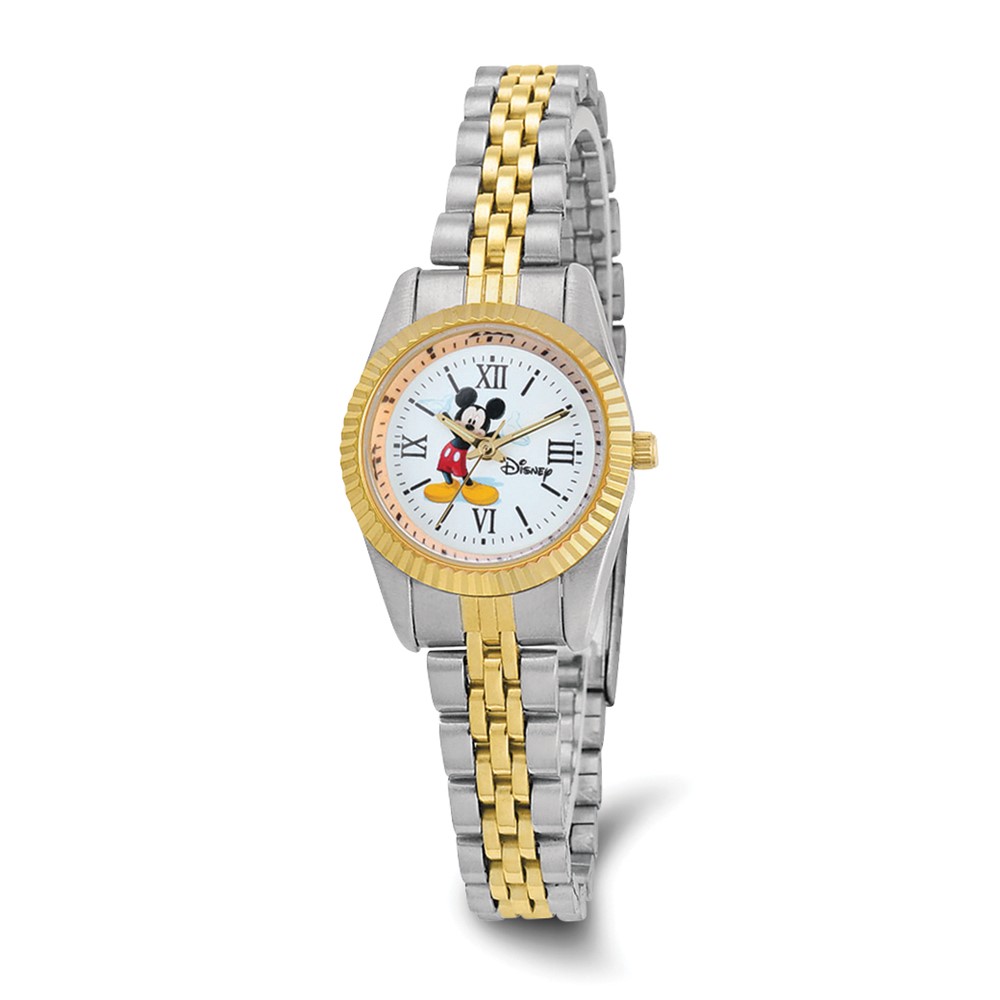 Disney Adult Size Two-tone Metal Mickey Mouse Watch