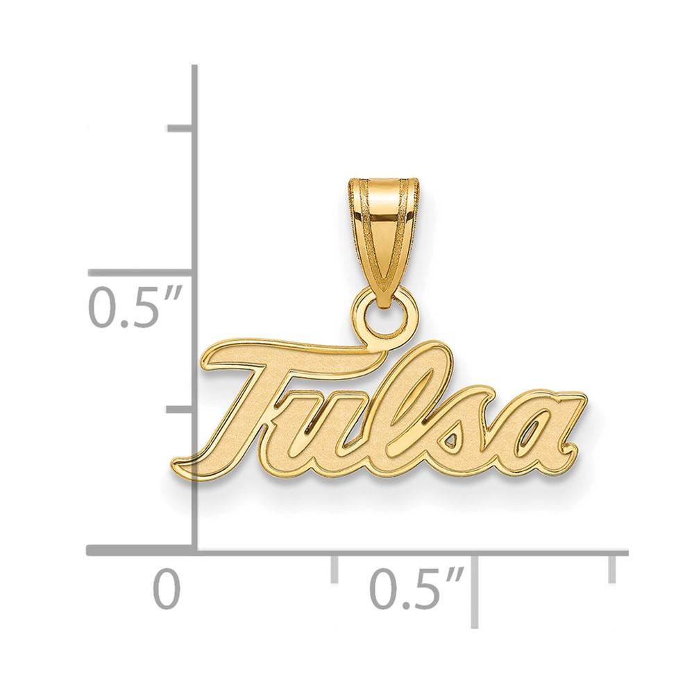 LogoArt 10k Yellow Gold The U. of Tulsa Small  Pendant