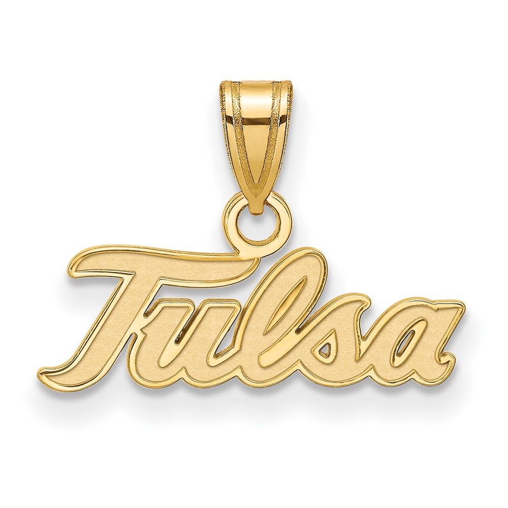 LogoArt 10k Yellow Gold The U. of Tulsa Small  Pendant