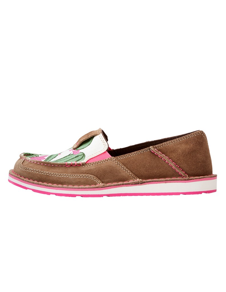 Ariat Casual Shoes Womens Cruiser Cactus Flower Aged Bark 10023012