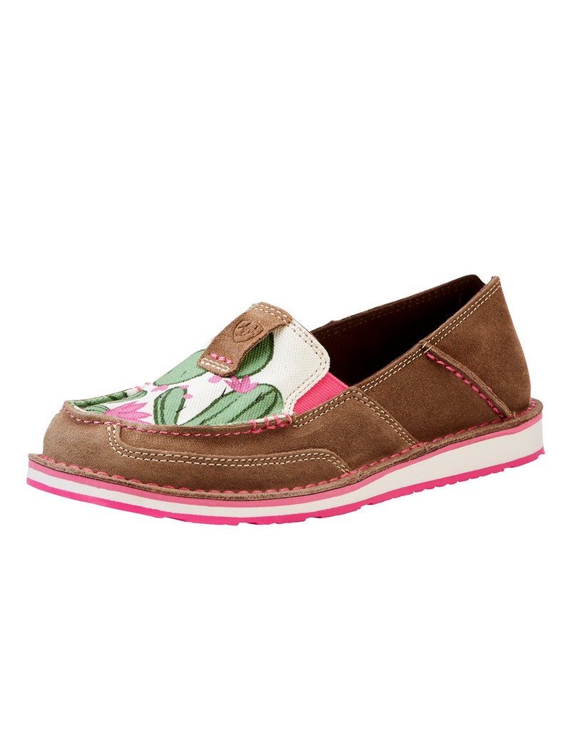 Ariat Casual Shoes Womens Cruiser Cactus Flower Aged Bark 10023012