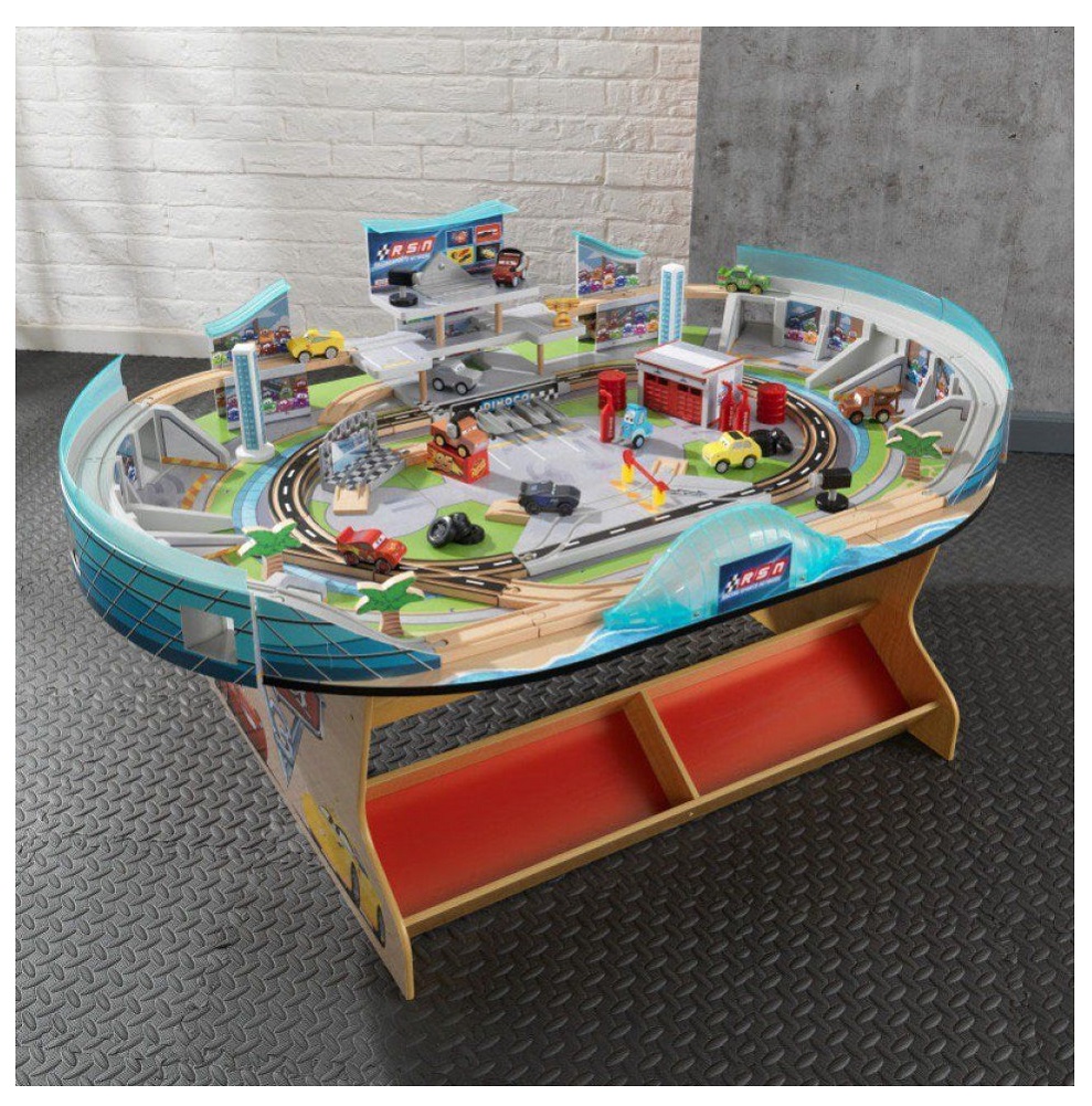 Kidkraft Disney Pixar Cars 3 Florida Sdway Train Table Racetrack