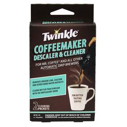 Twinkle Coffeemaker Claner and Descaler - Compatible with Mr. Coffee & All Automatic Drip Units - Set of 2