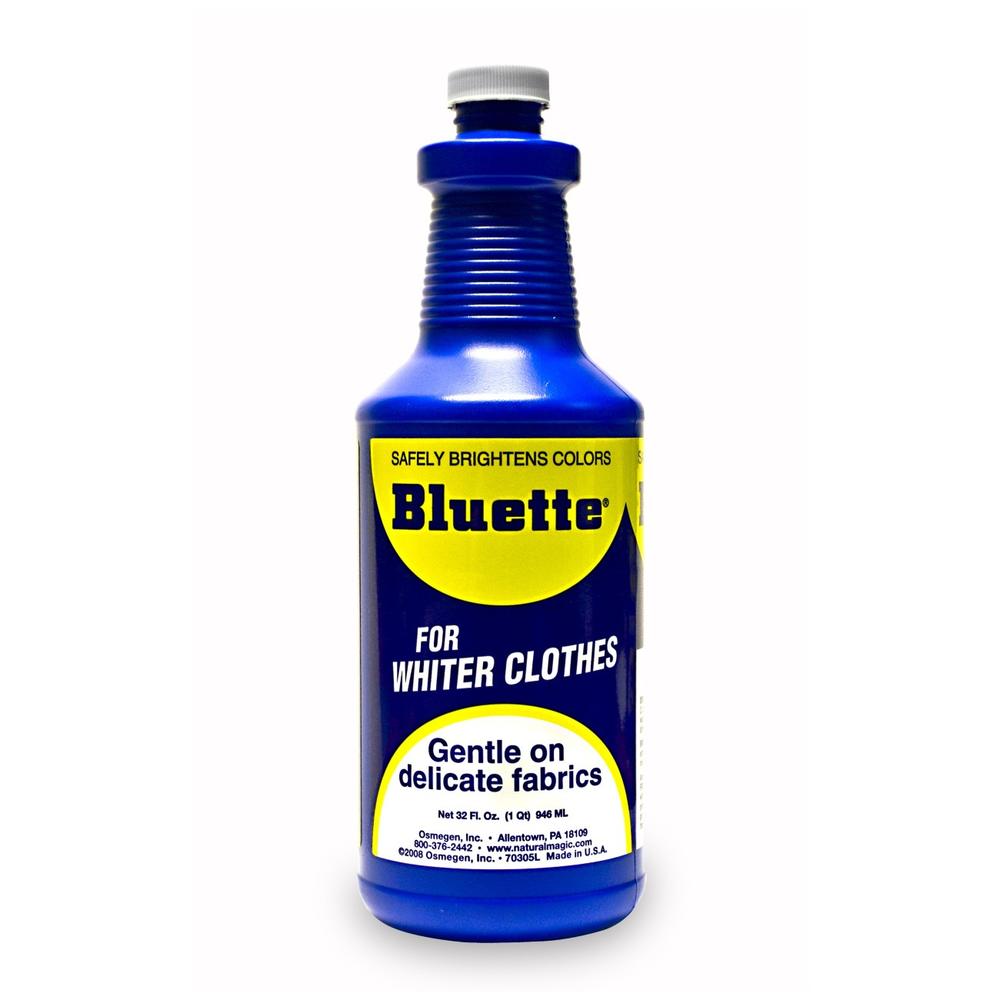 Bluette Concentrated Liquid Laundry Bluing / Laundry Detergent Whitener (32 Fl. Oz.)