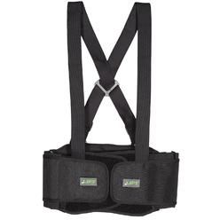 Lift Safety Elastic Stretch Belt for Back Support, Black, Large (36 - 40 Inches)