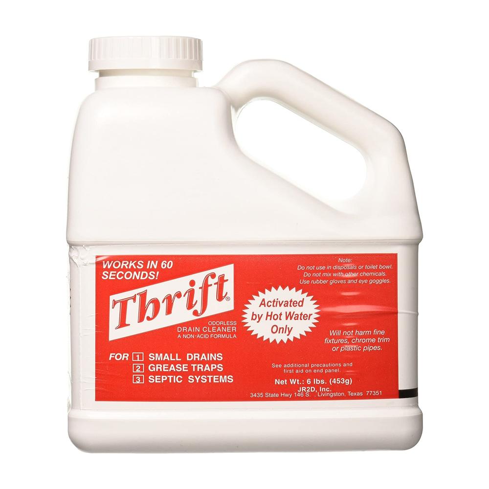 Thrift T-600 Alkaline Based 6 lb. Granular Drain Cleaner (2 Pack)