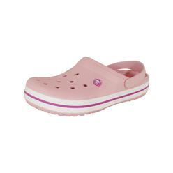 Crocs Unisex Crocband Clog Shoes, Pearl Pink/Wild Orchid