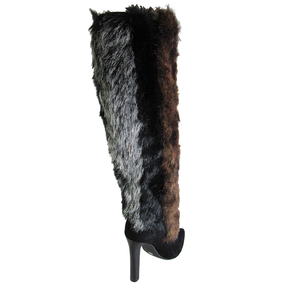 Jeffrey Campbell 'Mouk-2' Knee High Faux Fur Boot Shoe