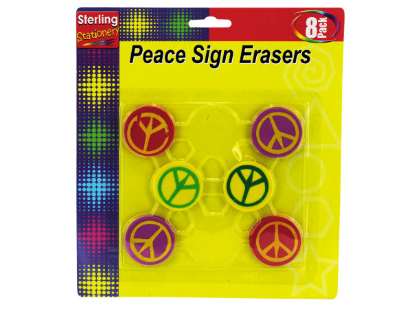 Abc Bulk Whole Xoos014144 Set Of 144 Peace Sign Erasers Ships Abc Bulk Whole Xoos014144 Set Of 144 Peace Sign Erasers Ships Free School Office Supplies Correction