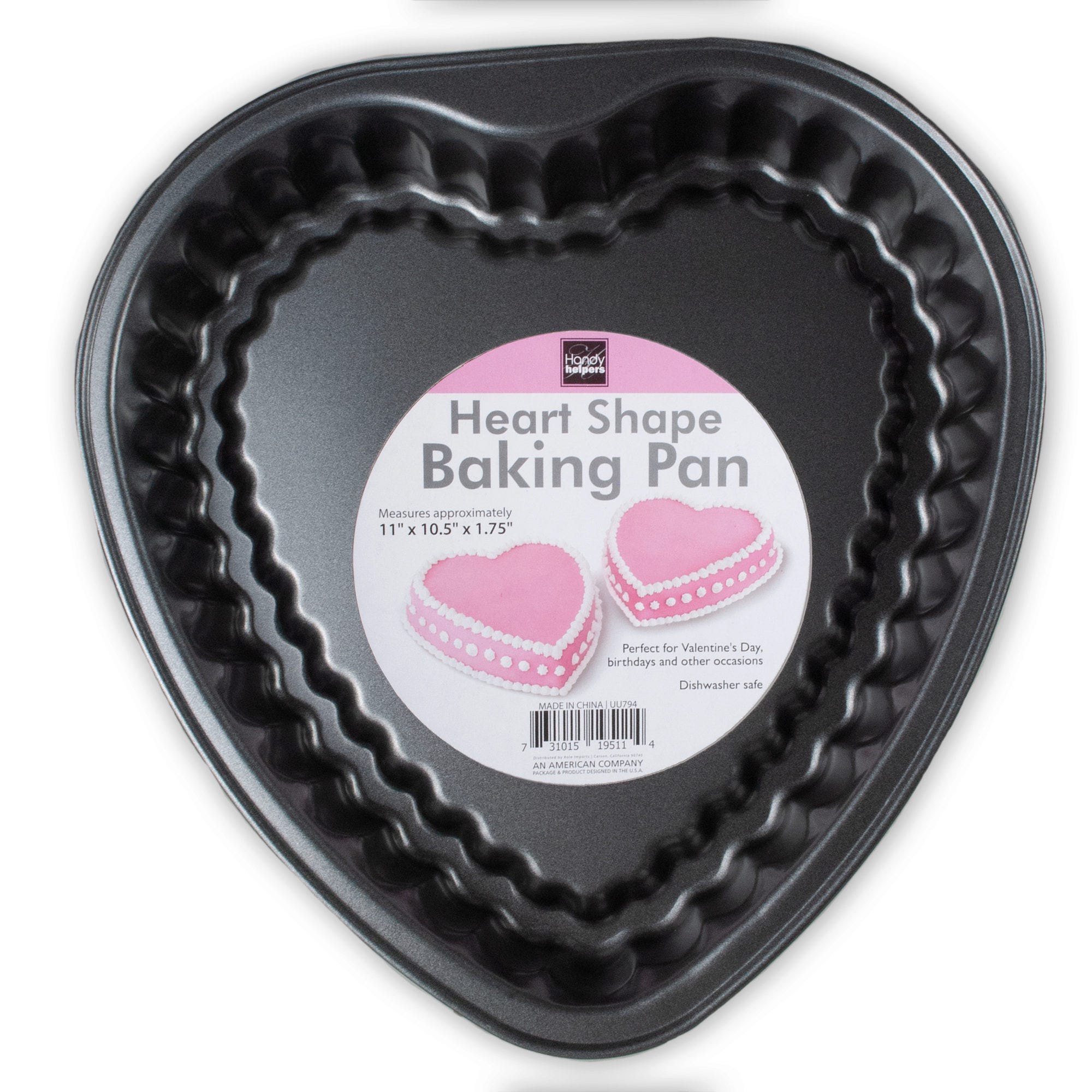 abc bulk wholesale set of 24 heart shape baking pan ships free
